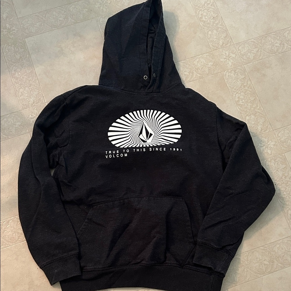Volcom Black Graphic Hoodie